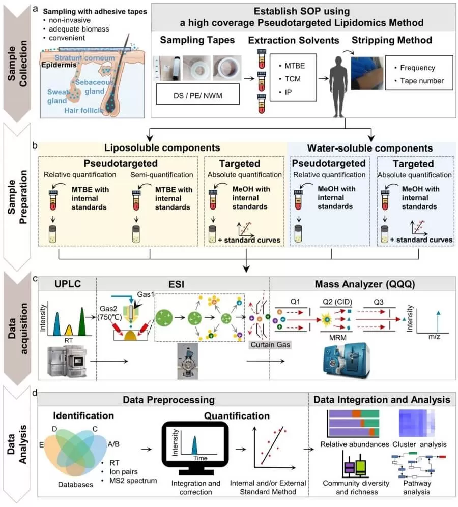 Figure 1. Guiding Sebum Metabolomics Significance, Challenges, and Methodological Insights